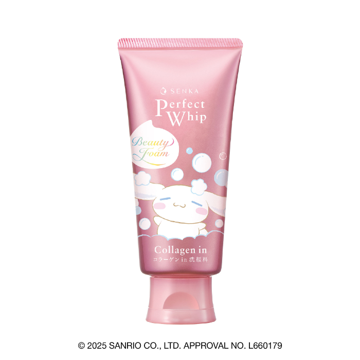 センカ　パーフェクトホイップ　コラーゲンin　シナモロールデザイン