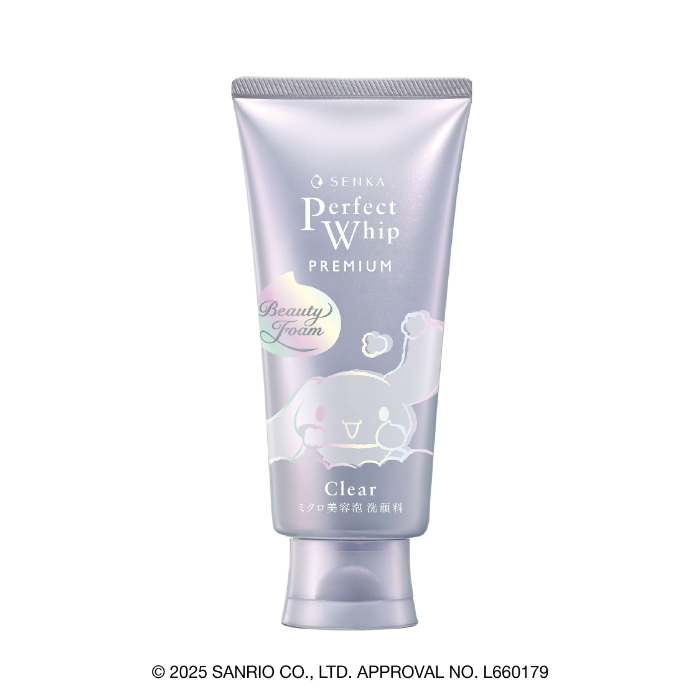 センカ　プレミアムパーフェクトホイップ　クリア　シナモロールデザイン（医薬部外品）
