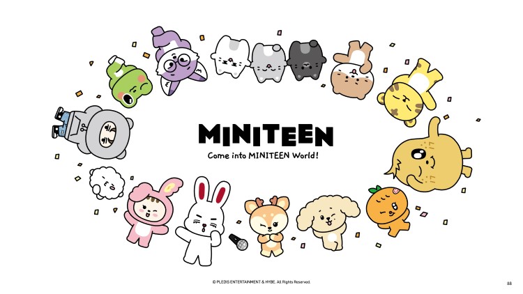 SEVENTEENキャラクター「MINITEEN」公式ライセンス商品がLOFTで発売！