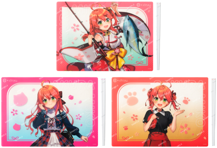 コラボ限定ランチョンマット＆箸（全3種）イメージ