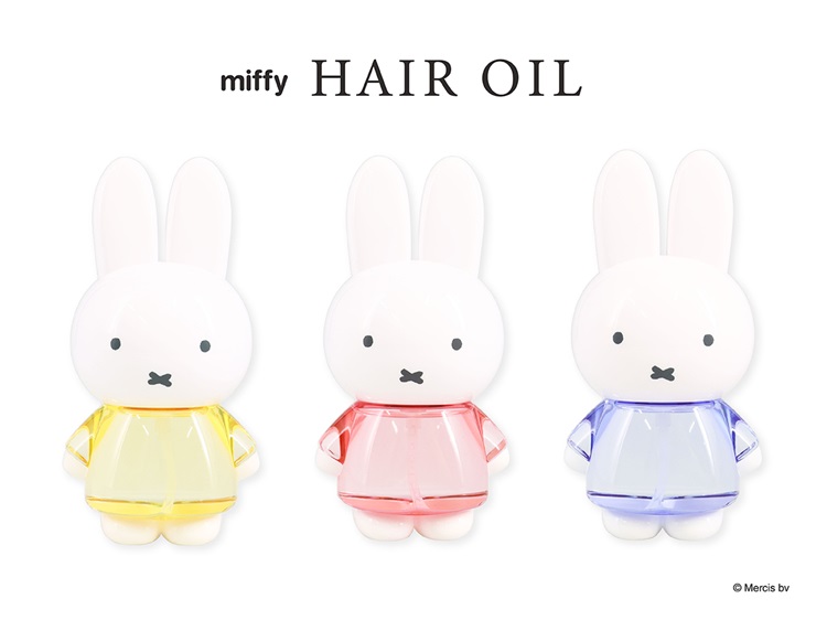 ミッフィーの形をしたヘアオイルが登場！癒しの香りでうるツヤ髪に♡