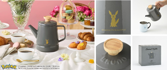 イーブイフレンズ ホーローケトル 1.6L<br>【価格】  6,380円（税込）