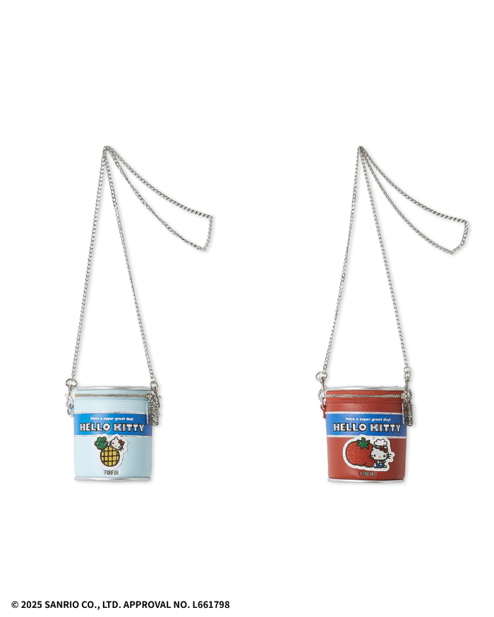 HELLO KITTY缶詰バッグ<br>価格：￥17,600<br>カラー：SAX,RED