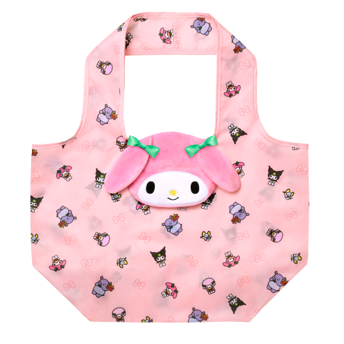 フェイスポーチ付きエコバッグ（全2種 予約時にどちらか1種を選択）<br>マイメロディ