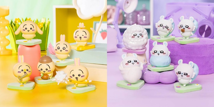 『ちいかわ』から「うさぎだらけ」「モモンガだらけ」のフィギュアが登場！受注予約を実施