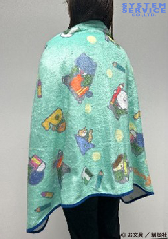 『お文具といっしょ』　ふわふわブランケット　全2種<br>たて約150cm×よこ約80cm