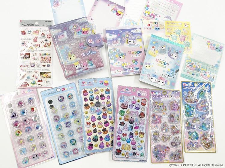 サン宝石の人気キャラ「ほっぺちゃん」最新トレンドのドロップ系ステッカーが登場！