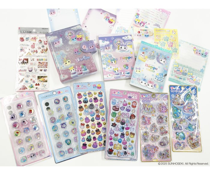 サン宝石の人気キャラ「ほっぺちゃん」最新トレンドのドロップ系ステッカーが登場！