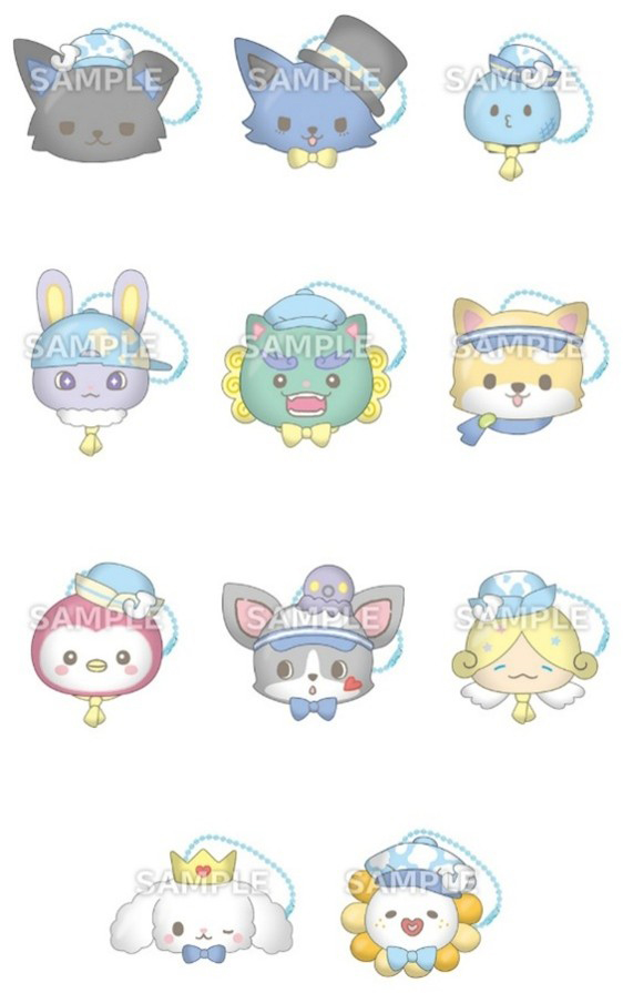 ぬいぐるみキーホルダー（全11種）<br>各1,100円（税込）