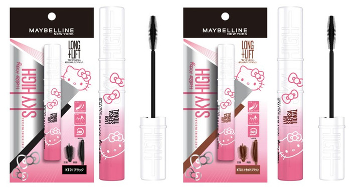 メイベリン スカイハイ 全２色 （KT01/KT02）<br>1,694円（税込）※メーカー希望小売価格<br>©'25 SANRIO CO., LTD. APPR. NO. L661161