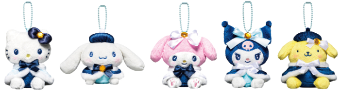 B賞：ぬいぐるみチャーム (全5種)<br>サイズ(約)：全高14cm内