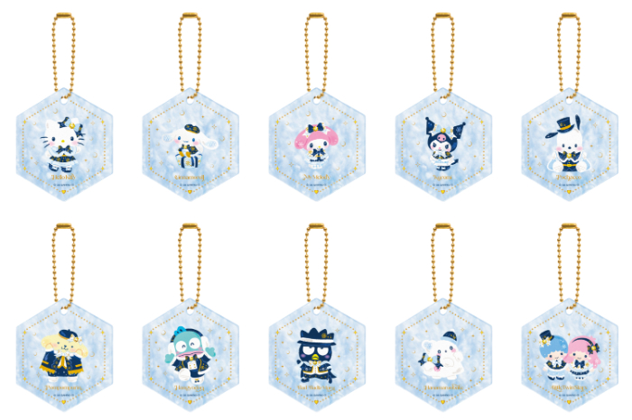 E賞：アクリルチャーム (全10種)<br>サイズ(約)：7cm角内