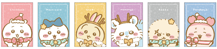 ちいかわオリジナルA5ノート<br>数量：1店舗につき全6種、各6冊、先着36冊　※好きなデザインを選べます
