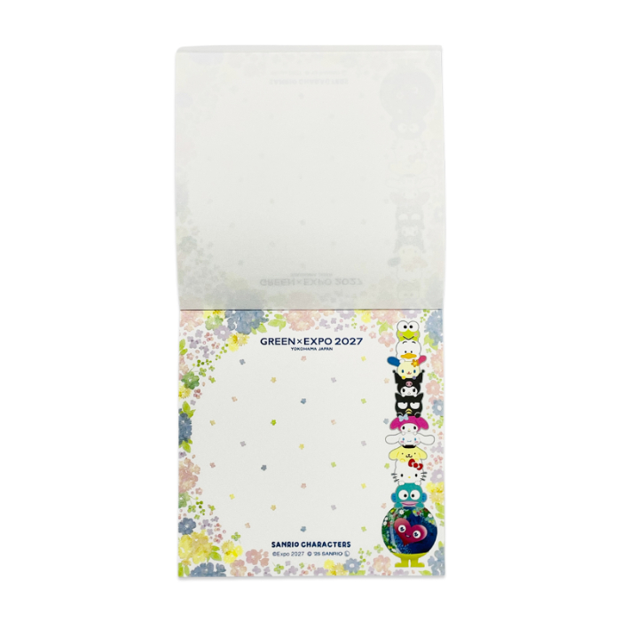 EXPO2027 【サンリオキャラクターズ】トゥンクトゥンク スクエアメモ帳<br>価格：550円（税込）