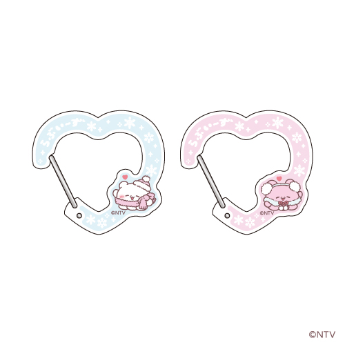 アクリルカラビナ（すもっぴ/ぴょんちー）　税込各990円