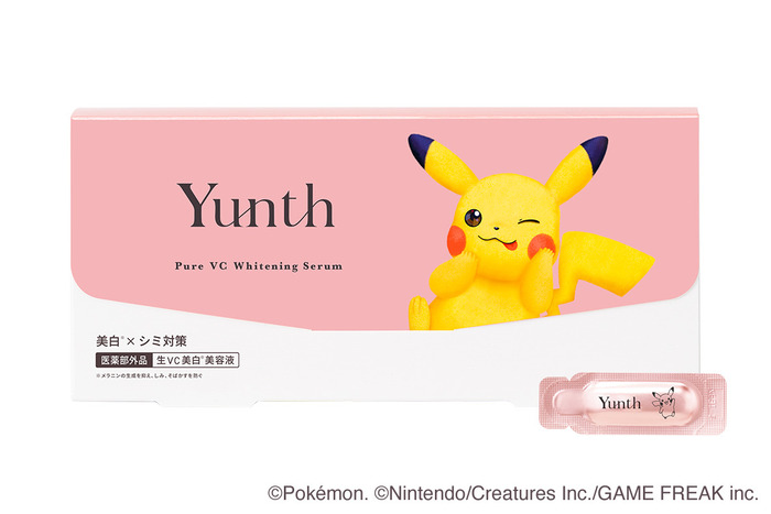 生VC美白美容液[医薬部外品]（ピカチュウスペシャルデザイン）<br>販売名：薬用 ホワイトニングエッセンス PVC a<br>容量：1ml×28包<br>価格： 3,960円(税込)