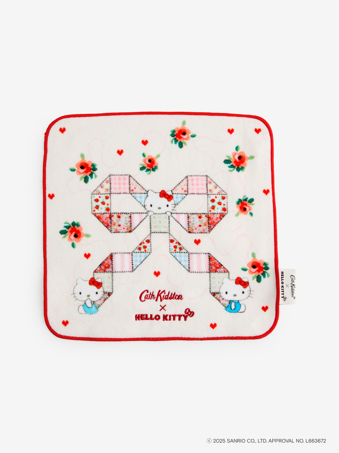 Cath Kidston × Hello Kitty タオルハンカチ Patchwork 1,540円（税込）