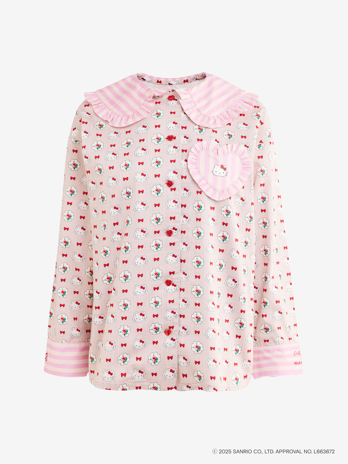 Cath Kidston × Hello Kitty パジャマトップス 16,500円（税込）