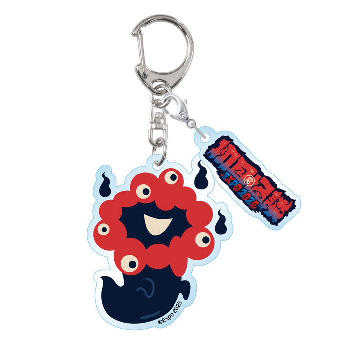 EXPO2025 ミャクミャク【初耳怪談 EXPO】チャーム付きアクリルキーホルダー／900円（税込）