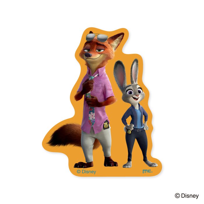 ダイカットステッカー［ニック＆ジュディ・OR］385円（税込）