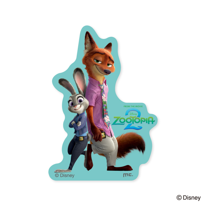 ダイカットステッカー［ニック＆ジュディ・BL］385円（税込）