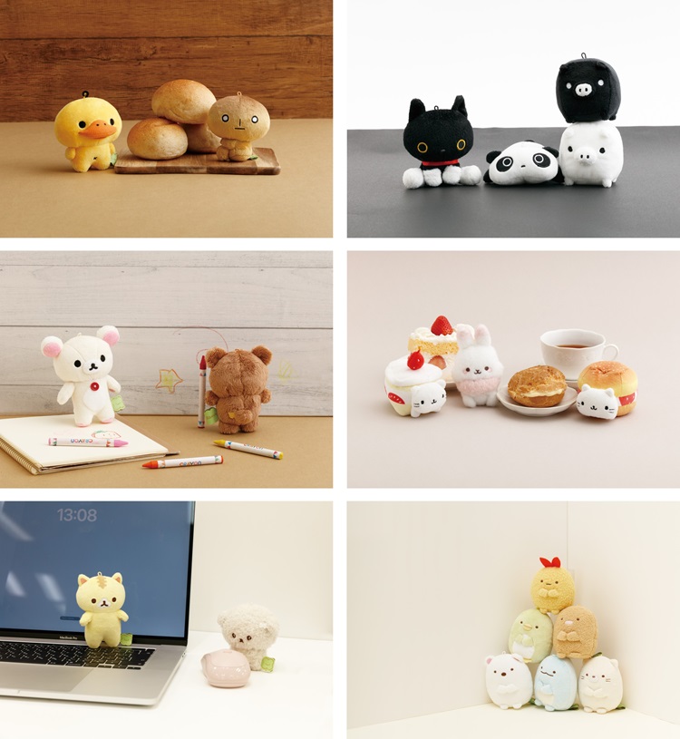 サンエックスのキャラクターたちが36種ものぬいぐるみになって登場！