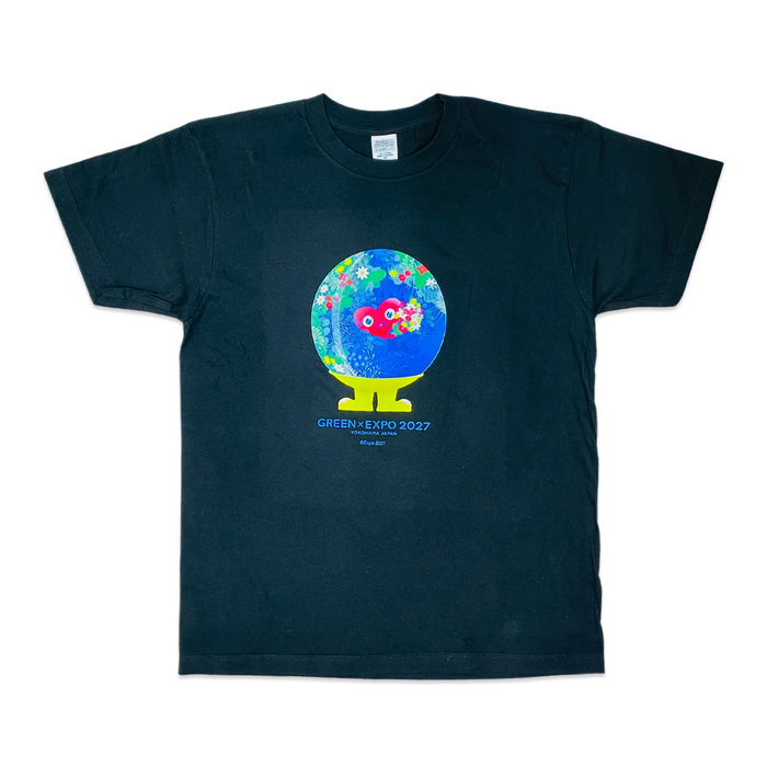 EXPO2027 トゥンクトゥンク Tシャツ 白／黒（S、M、L、XL）<br>価格：3,740円（税込）