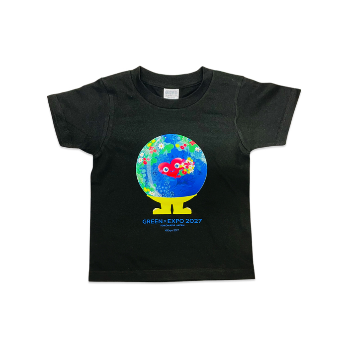 EXPO2027 トゥンクトゥンク Tシャツ 白／黒 こども (110cm、130cm)<br>価格：3,300円（税込）