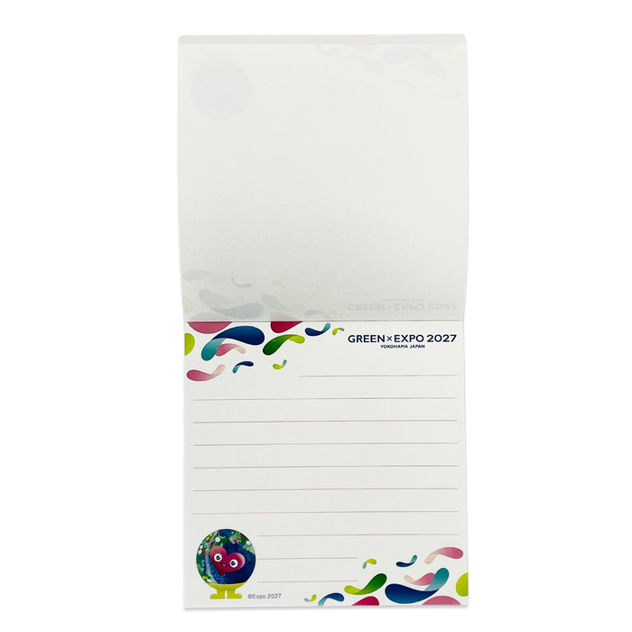 EXPO2027 トゥンクトゥンク スクエアメモ帳<br>価格：550円（税込）