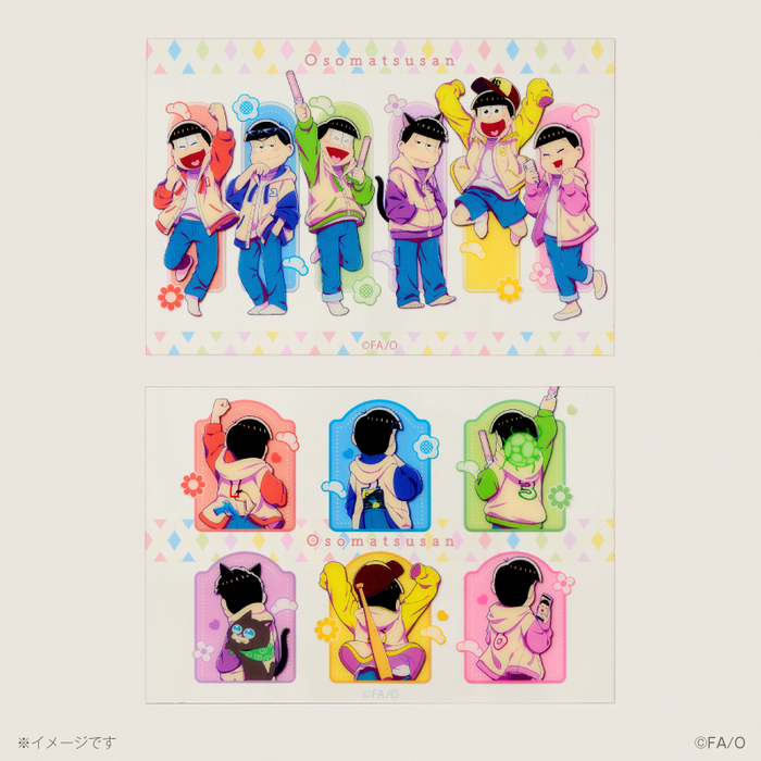 おそ松さんクリアポストカード(全2種)