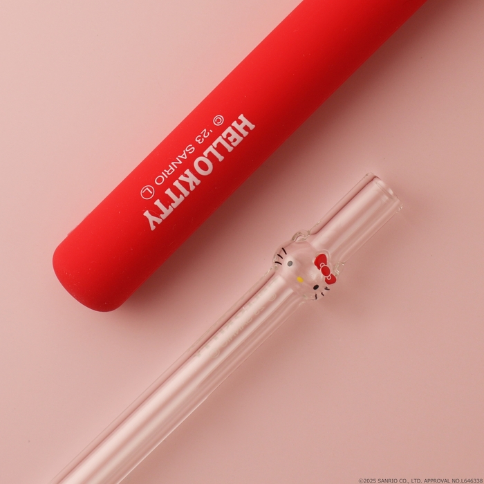 「ハローキティ」ガラス製マイストロー