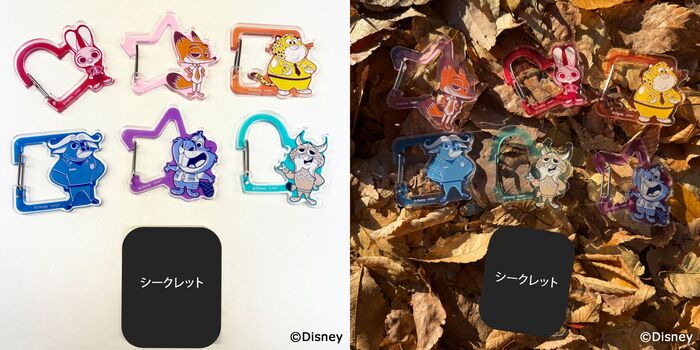 アクリルカラビナコレクション<br>≪単品≫（全7種ランダム）　価格　￥880 (税込)<br>≪セット≫（全7種）　価格　￥6,160 (税込)