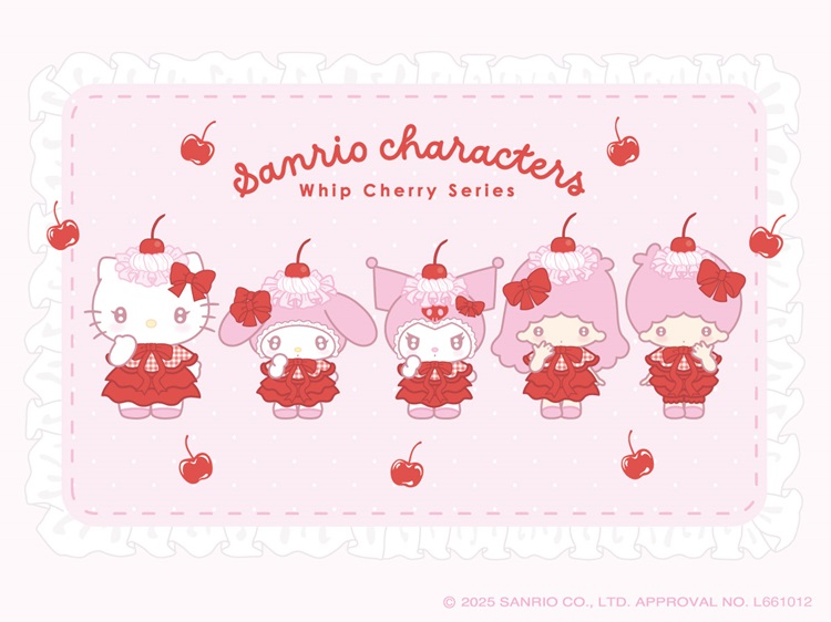 「サンリオキャラクターズ」ホイップ×チェリーがキュートなデザインの雑貨が新登場！