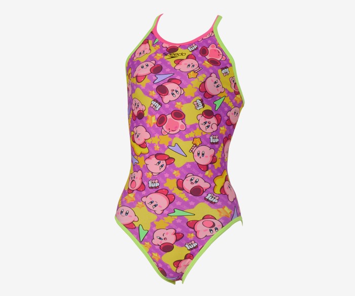 「星のカービィ」×「Speedo」初コラボ！練習用水着やスイムキャップ、ナップザックなど13アイテムが登場