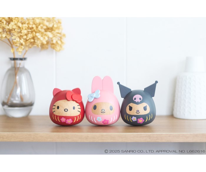 サンリオキャラクターの木製だるまが待望の再入荷！