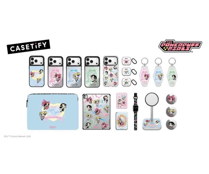 「パワーパフガールズ」×「CASETiFY」お砂糖、スパイス、素敵なものいっぱいの最新コレクションが登場！