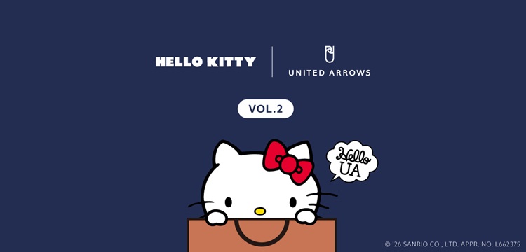 「ハローキティ」×「近沢レース店」×「ユナイテッドアローズ」トリプルコラボアイテム登場！