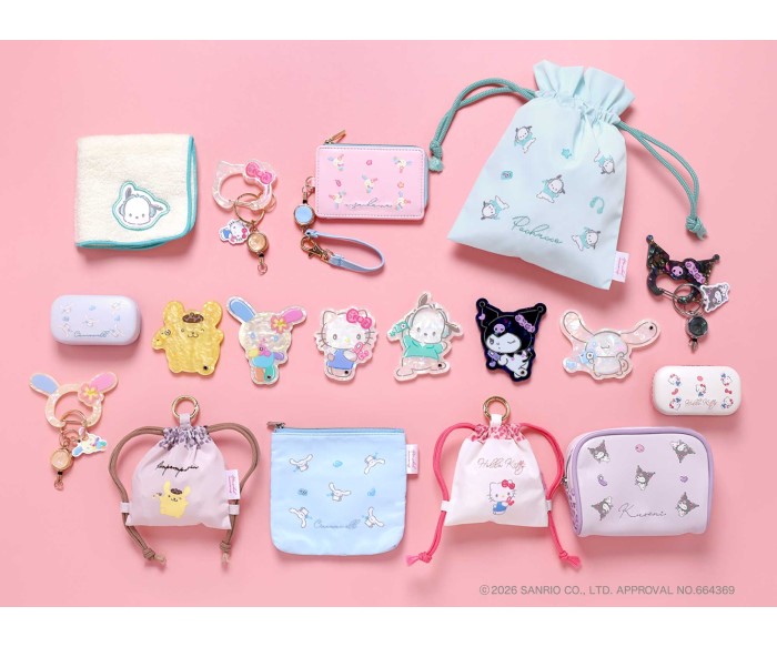 「サンリオキャラクターズ」ガラケーやデジタルカメラなどをモチーフにしたY2Kムードのアイテムが登場！