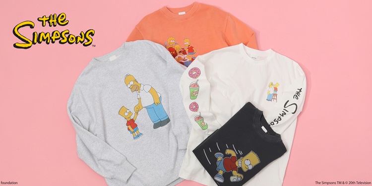 『ザ・シンプソンズ』ポップで楽しいデザインのカプセルコレクションが「ROSE BUD」から登場！