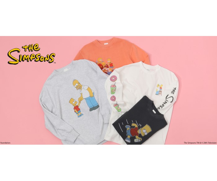 『ザ・シンプソンズ』ポップで楽しいデザインのカプセルコレクションが「ROSE BUD」から登場！