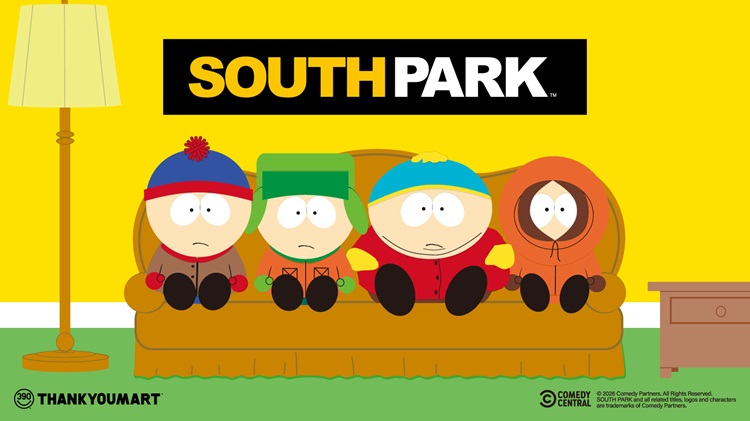 アメリカ発の人気アニメ・シリーズ「サウスパーク」×「サンキューマート」コラボ雑貨が登場！