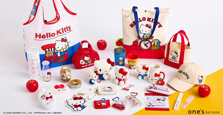 「ハローキティ」グッズが約100種類大集合！「one’sterrace」で店頭イベント開催