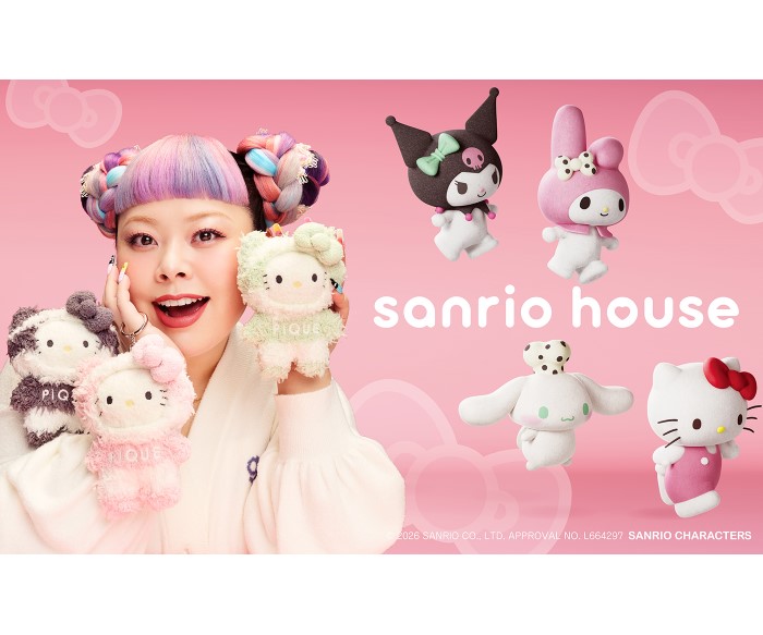 マッシュグループがキュレーションするサンリオ監修の新ブランド「sanrio house(サンリオハウス)」デビュー！