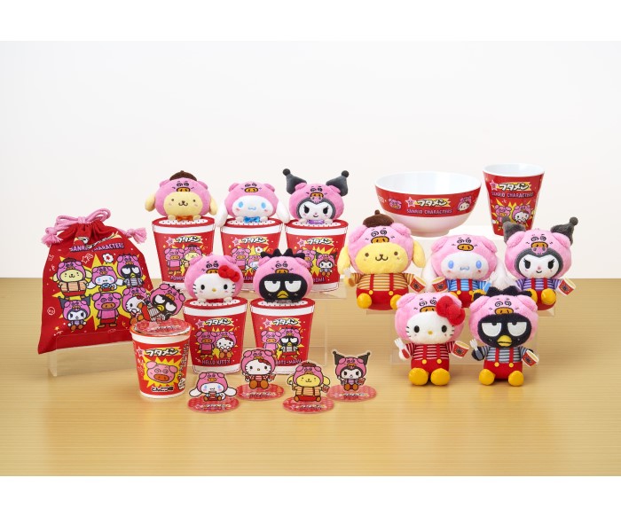 サンリオキャラクターズがブタメンくんになりきった！？コラボ菓子セットが発売！