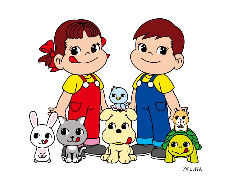 不二家の新キャラクターがお菓子やグッズに！ペコちゃんポコちゃんとゆかいな仲間たちの商品が続々登場