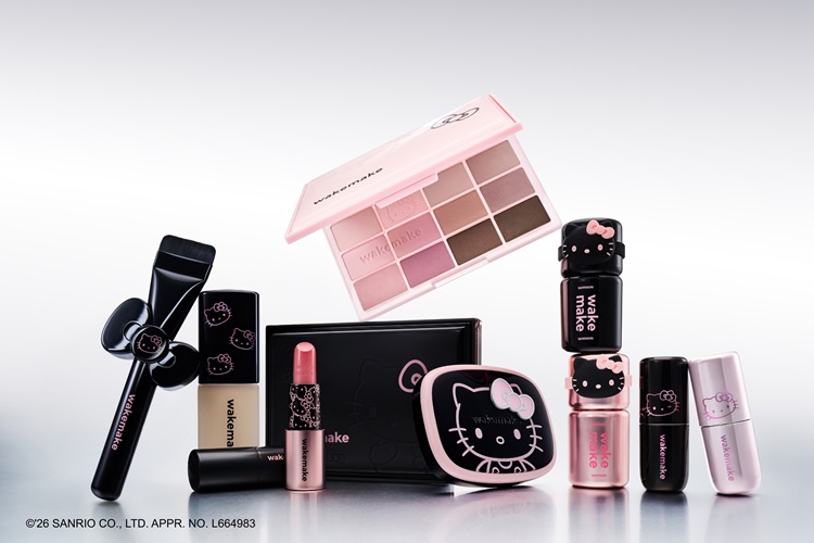 ハローキティのコスメが「オリーブヤング」発ブランド「ウェイクメイク」から登場！
