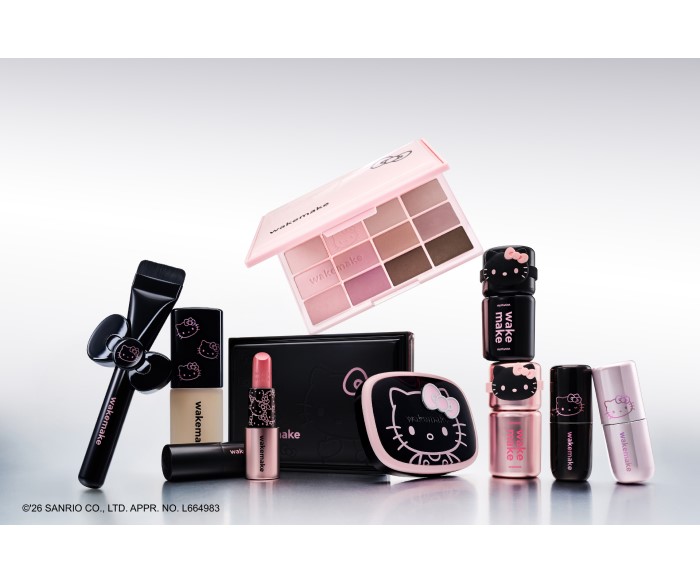 ハローキティのコスメが「オリーブヤング」発ブランド「ウェイクメイク」から登場！