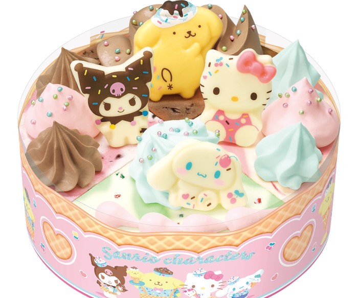 サンリオキャラクターズのアイスクリームケーキがサーティワンに新登場！カラフルなアラザンで自由にデコれる