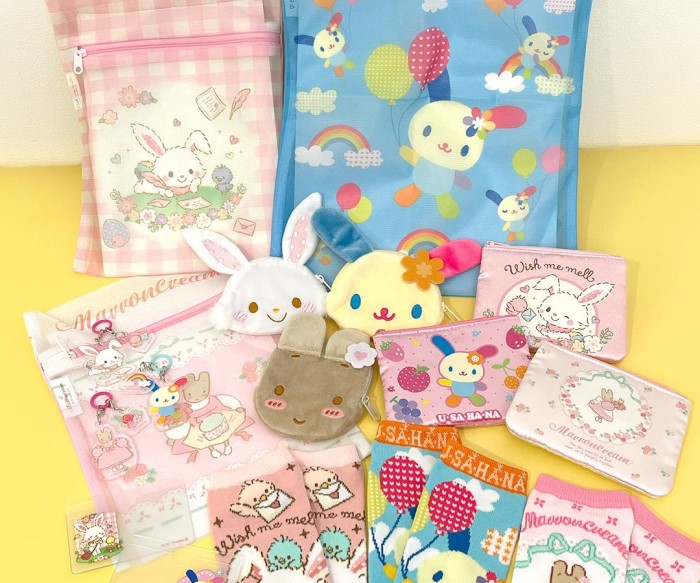 サンリオ「ウィッシュミーメル」「ウサハナ」「マロンクリーム」アイテムがサンキューマートに登場！テーマは「イースター」