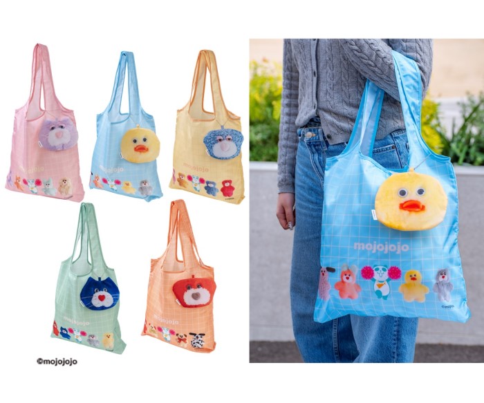 「mojojojo」×「チアパンダ」コラボデザインのエコバッグやポーチがお買い物でもらえる！「イオン 超！春トク祭り」